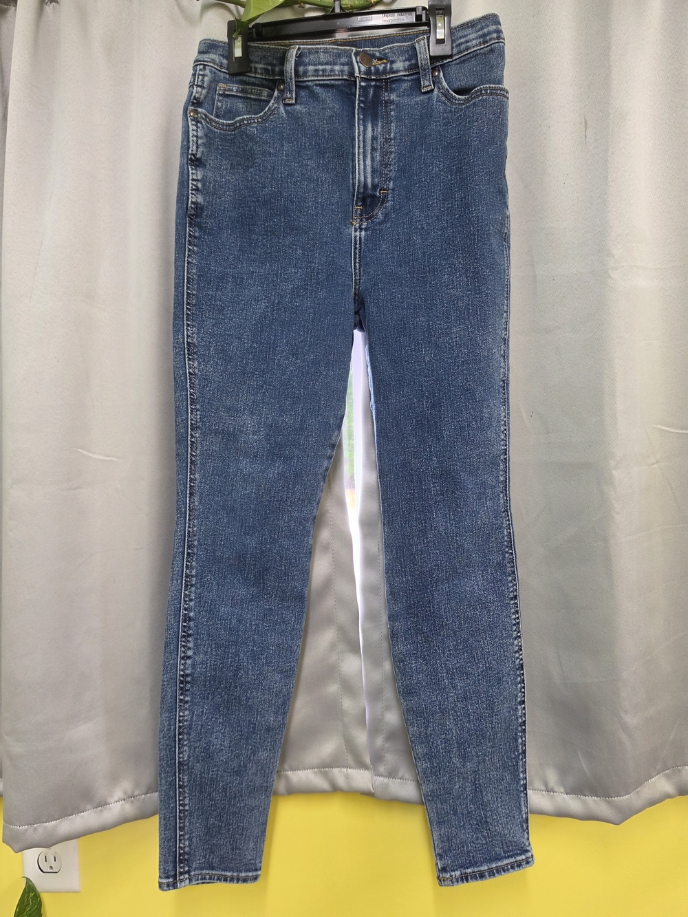 Wrangler Blue Denim Jeans with Tan Patch and Red Tab